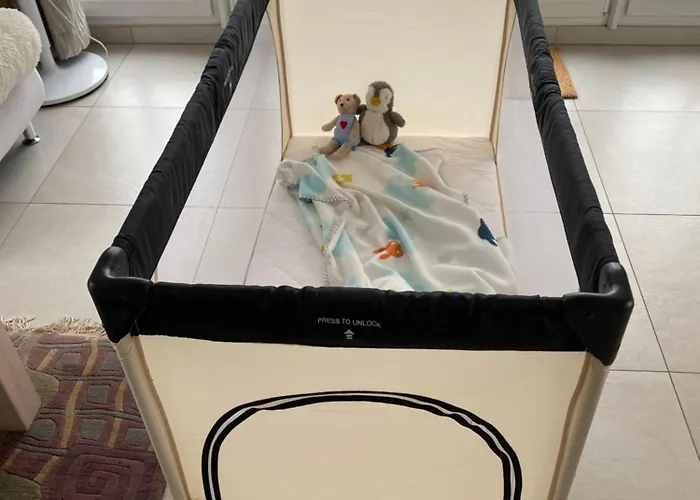 Am Horizont No 2 Fuer 2-4 Pers, 2 Schlafz, Babybett, Suedbalkon, Kostenloser Parkplatz 400 Meter Zum *